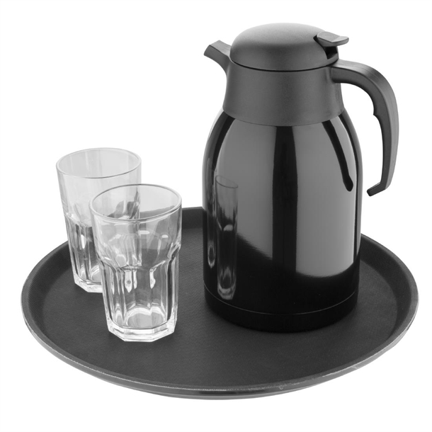 Olympia Vacuum Jug Black 2Ltr Olympia Vacuum Jug Black 2Ltr