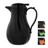 Olympia Insulated Swirl Jug Black 2Ltr