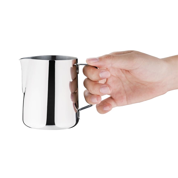 Olympia Milk Jug Stainless Steel 340ml Olympia Milk Jug Stainless Steel 340ml