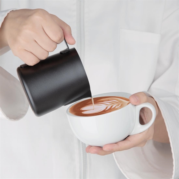 Olympia Black Non-Stick Milk Frothing Jug 340ml Olympia Black Non-Stick Milk Frothing Jug 340ml