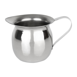 Olympia Stainless Steel Mini Milk Jug 120ml (6 Pack)