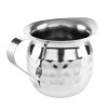 Olympia Hammered Stainless Steel Mini Milk Jug 120ml (6 Pack) Olympia Hammered Stainless Steel Mini Milk Jug 120ml (6 Pack)