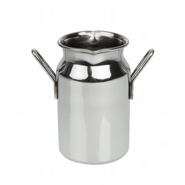 Olympia Stainless Steel Mini Milk Churn Medium 120ml Olympia Stainless Steel Mini Milk Churn Medium 120ml