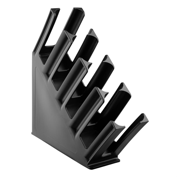 Olympia Kristallon Cup Holder 4-Slots Polypropylene Black Olympia Kristallon Cup Holder 4-Slots Polypropylene Black