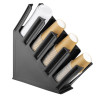 Olympia Kristallon Cup Holder 4-Slots Polypropylene Black Olympia Kristallon Cup Holder 4-Slots Polypropylene Black