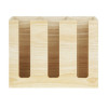 Olympia Cup Organiser Hevea Wood 340x120x240mm Olympia Cup Organiser Hevea Wood 340x120x240mm