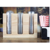 Olympia Cup Organiser Hevea Wood 340x120x240mm Olympia Cup Organiser Hevea Wood 340x120x240mm