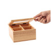 Olympia Mini Hevea Wood Tea Box with Lid Olympia Mini Hevea Wood Tea Box with Lid