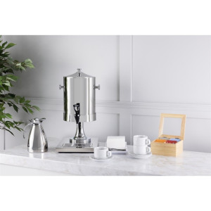 Olympia Mini Hevea Wood Tea Box with Lid