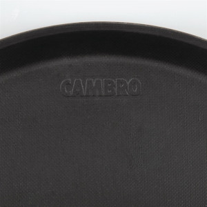 Cambro Treadlite Round Non-Slip Tray - Black - 355mm