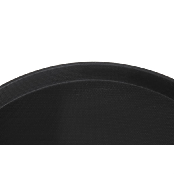 Cambro Camtread Non-Slip Round Tray - Black - 405mm
