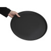 Cambro Camtread Non-Slip Round Tray - Black - 405mm