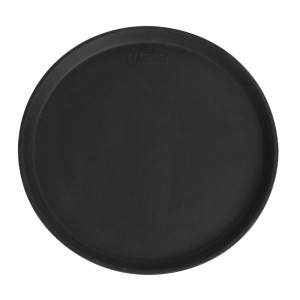 Cambro Camtread Non-Slip Round Tray - Black - 355mm
