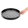 Olympia Kristallon PC Round Non Slip Tray With Handles 355mm