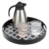 Olympia Kristallon PC Round Non Slip Tray With Handles 355mm