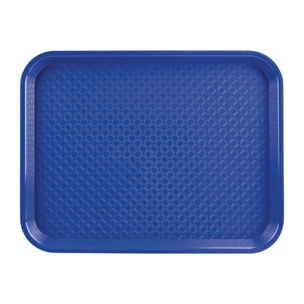 Olympia Kristallon Polypropylene Fast Food Tray Blue