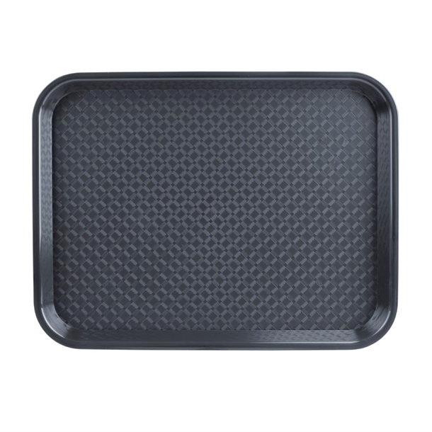 Olympia Kristallon Polypropylene Fast Food Tray Charcoal Olympia Kristallon Polypropylene Fast Food Tray Charcoal