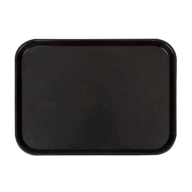 Cambro Fast Food Rectangular Tray - Black -  300x410mm