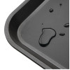 Olympia Kristallon Polypropylene Rectangular Non-Slip Tray Black 410mm Olympia Kristallon Polypropylene Rectangular Non-Slip Tray Black 410mm