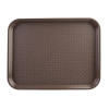 Olympia Kristallon Polypropylene Fast Food Tray Brown