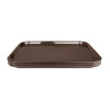 Olympia Kristallon Polypropylene Fast Food Tray Brown