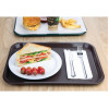 Olympia Kristallon Polypropylene Fast Food Tray Brown