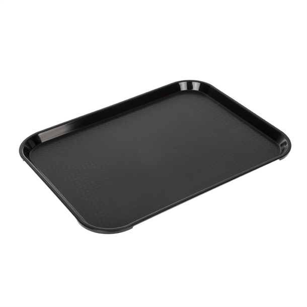 Cambro Fast Food Rectangular Tray - Black -  300x410mm