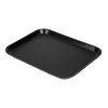 Cambro Epic Tread Non-Slip Rectangular Tray - Black - 270x350mm
