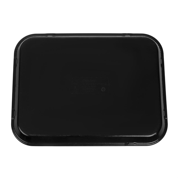 Cambro Epic Tread Non-Slip Rectangular Tray - Black - 270x350mm