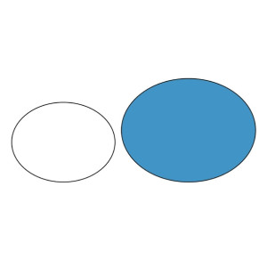 Olympia Kristallon Polycarbonate Compartment Food Trays White 375mm (10 Pack)