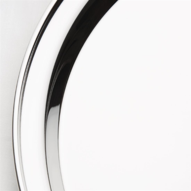 Olympia Stainless Steel Round Serving Tray 355mm Olympia Stainless Steel Round Serving Tray 355mm