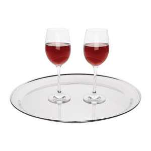 Olympia Stainless Steel Round Serving Tray 405mm