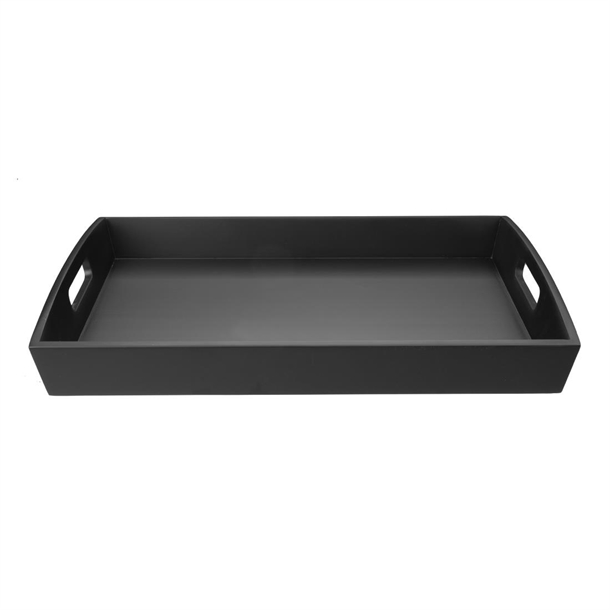 Olympia Bamboo Black Large Serving Tray 510x350mm Olympia Bamboo Black Large Serving Tray 510x350mm