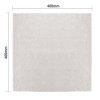 Olympia Linen Table Napkin Sand 400x400mm (12 Pack)
