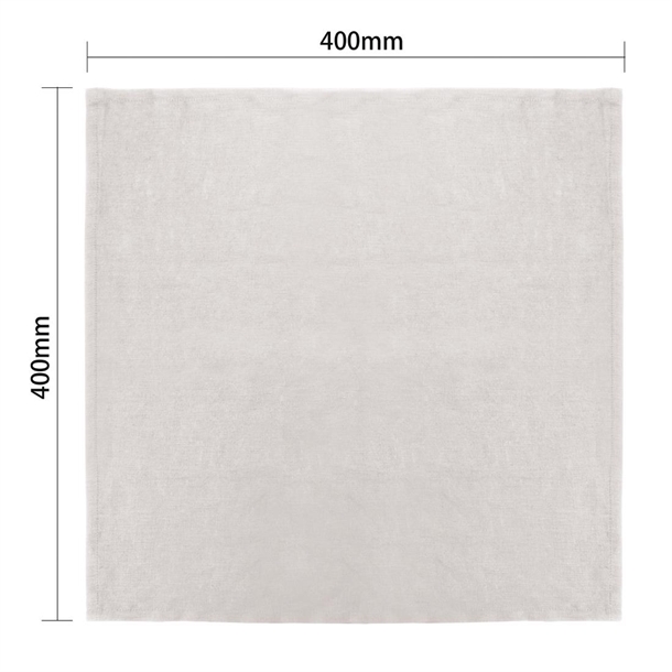 Olympia Linen Table Napkin Sand 400x400mm (12 Pack)
