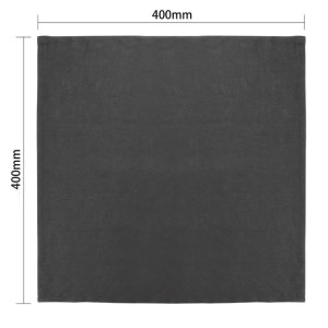 Olympia Linen Table Napkin Black 400x400mm (12 Pack)