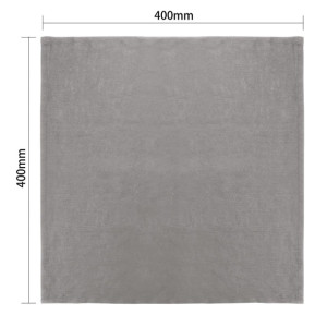 Olympia Linen Table Napkin Grey 400x400mm (12 Pack)