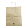 Fiesta Recyclable Twist Handle Brown Paper Bags Large (250 Pack)