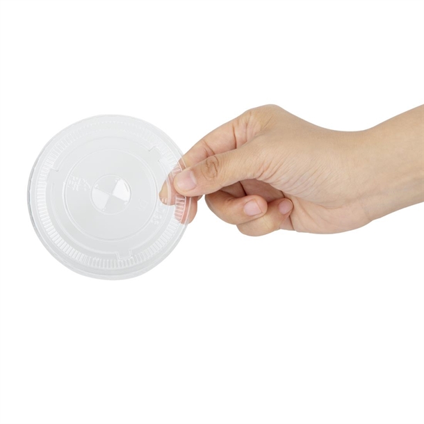 Fiesta Recyclable rPET Flat Lids for 340/455/568ml Cups (400 Pack) Fiesta Recyclable rPET Flat Lids for 340/455/568ml Cups (400 Pack)