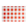 Fiesta Compostable Red Gingham Greaseproof Sheets 310x190mm (200 Pack) Fiesta Compostable Red Gingham Greaseproof Sheets 310x190mm (200 Pack)
