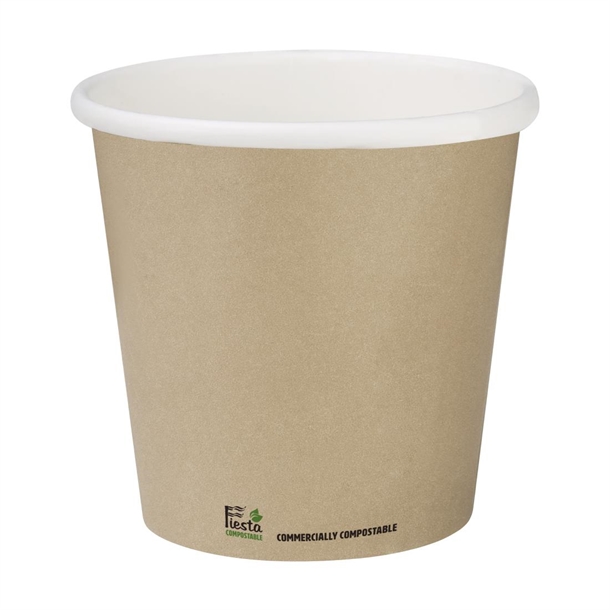 Fiesta Compostable Espresso Cups Single Wall 114ml (1000 Pack) Fiesta Compostable Espresso Cups Single Wall 114ml (1000 Pack)