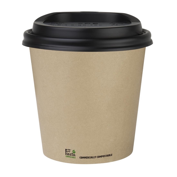 Fiesta Compostable Espresso Cups Single Wall 114ml (1000 Pack) Fiesta Compostable Espresso Cups Single Wall 114ml (1000 Pack)