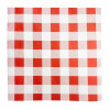Fiesta Compostable Red Gingham Greaseproof Sheets 250x250mm (200 Pack) Fiesta Compostable Red Gingham Greaseproof Sheets 250x250mm (200 Pack)