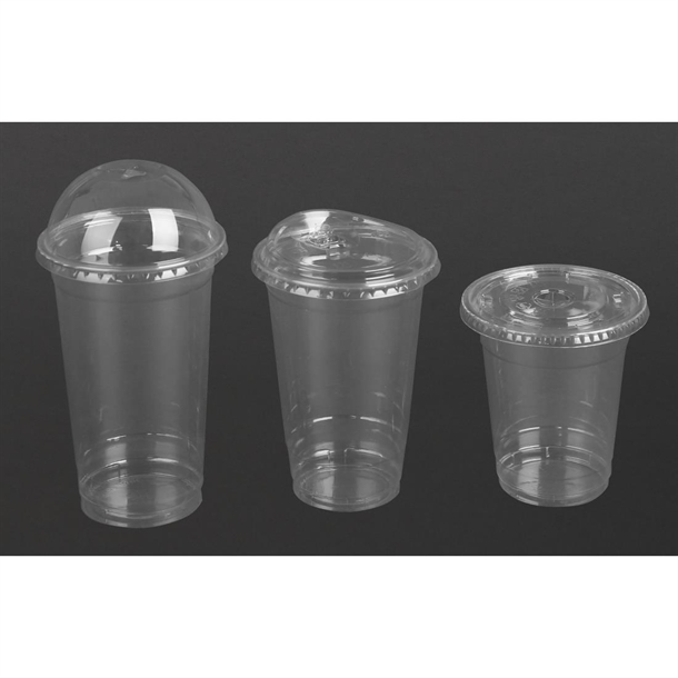 Fiesta Recyclable rPET Domed Lids for 340/455/568ml Cups (400 Pack)
