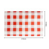 Fiesta Compostable Red Gingham Greaseproof Sheets 310x190mm (200 Pack) Fiesta Compostable Red Gingham Greaseproof Sheets 310x190mm (200 Pack)