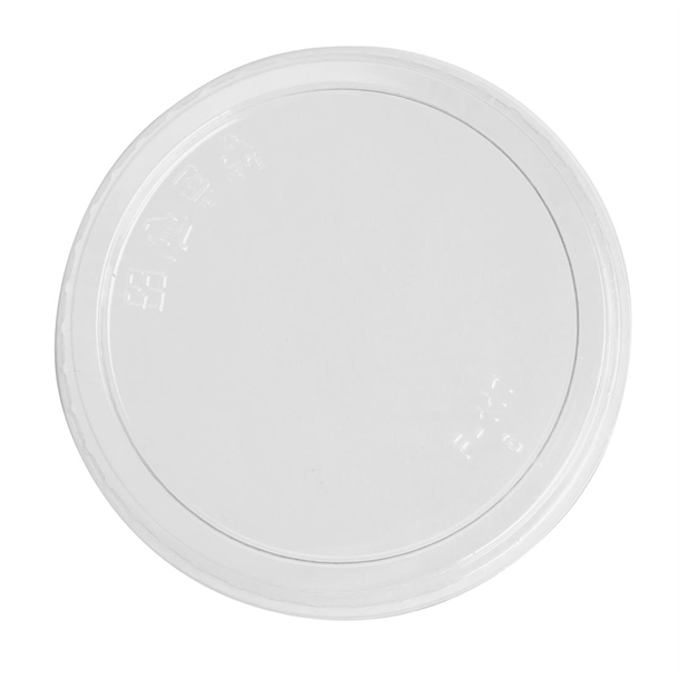 Fiesta Recyclable rPET Flat Lids for Deli Cups 225/340/455ml (300 Pack)