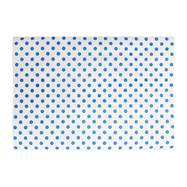 Fiesta Compostable Burger Wraps Blue Dot 250x350mm (200 Pack)