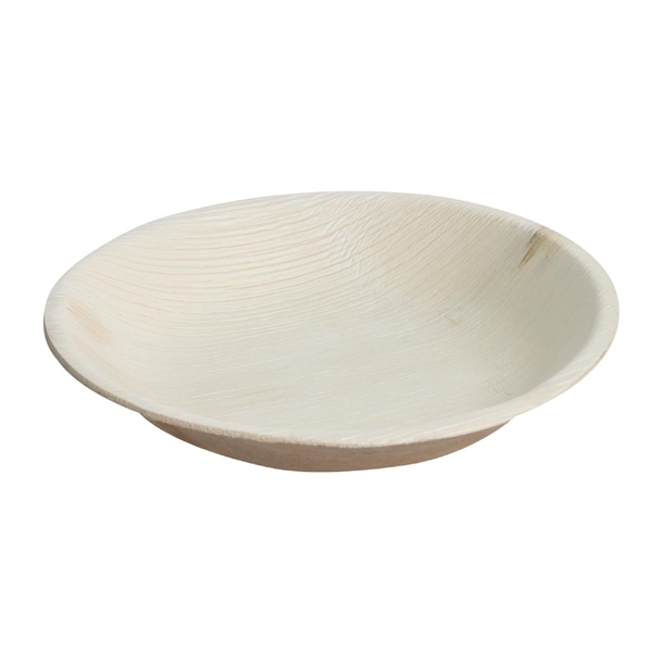 Fiesta Compostable Deep Palm Leaf Plates Round 175mm (100 Pack) Fiesta Compostable Deep Palm Leaf Plates Round 175mm (100 Pack)