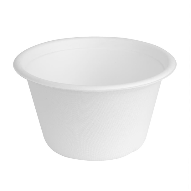 Fiesta Compostable Bagasse Bowl Base 500ml (50 Pack)
