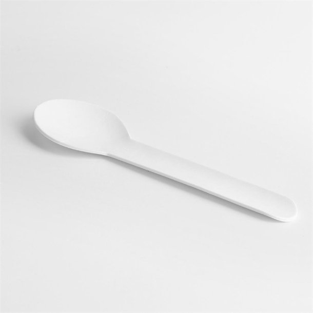 Fiesta Compostable Paper Teaspoons 132mm (100 Pack) Fiesta Compostable Paper Teaspoons 132mm (100 Pack)